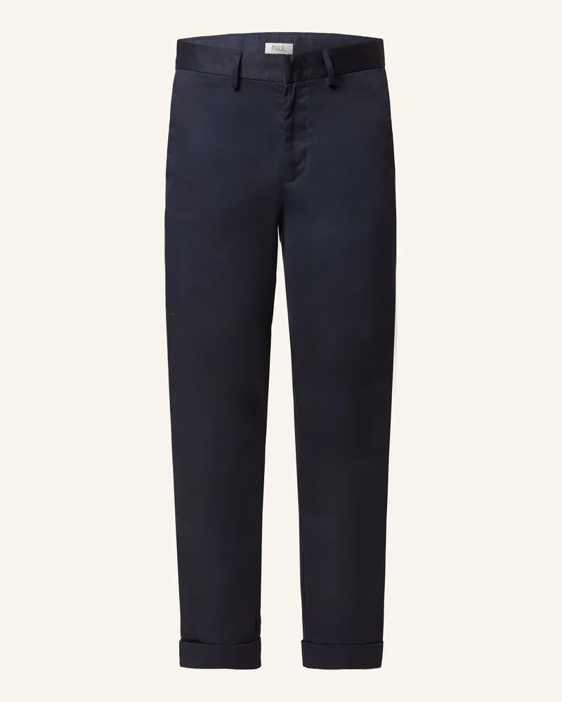 paul Chino Tapered Fit blau Dunkelblau