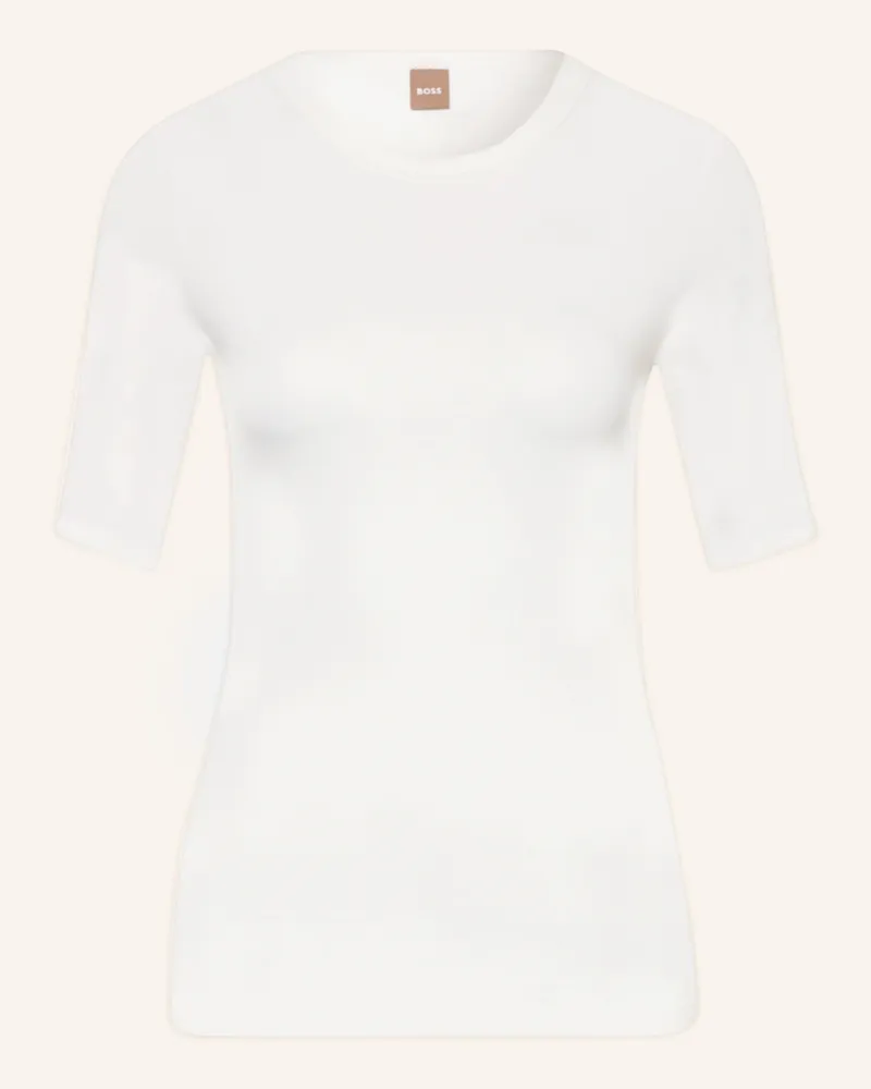HUGO BOSS T-Shirt Efita weiss Ecru
