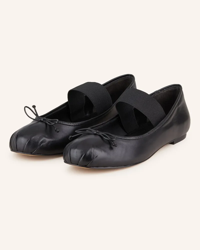CARRANO Mary-Jane-Ballerinas Schwarz