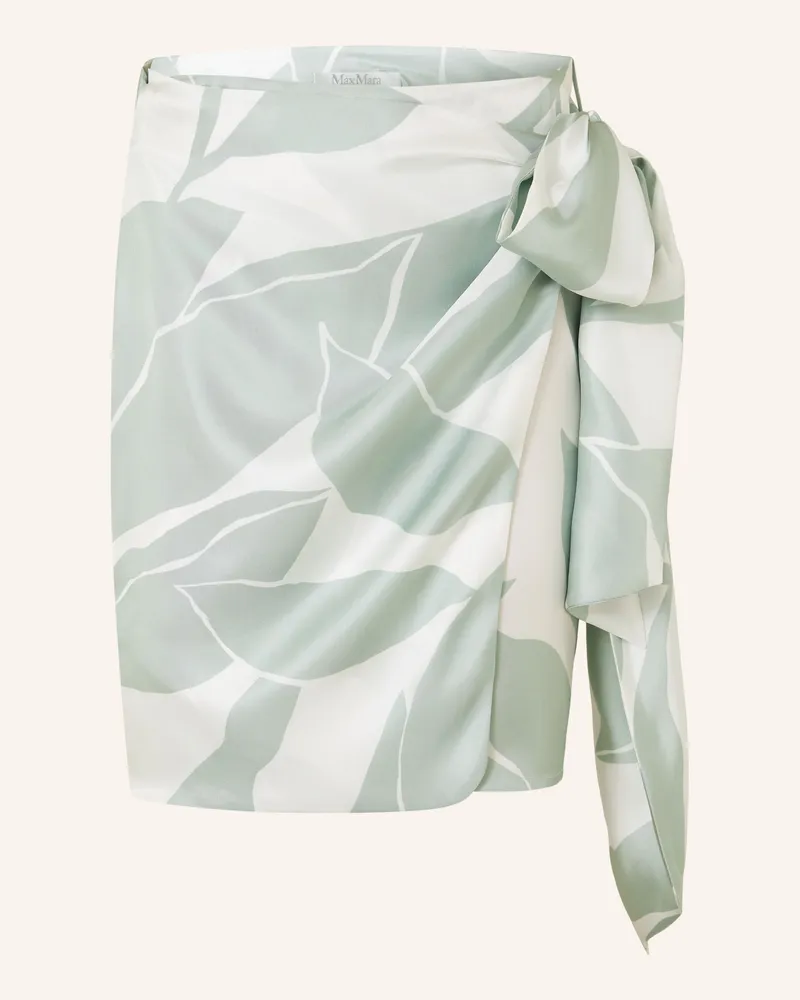 Max Mara Wickelrock STRANO aus Seide Ecru