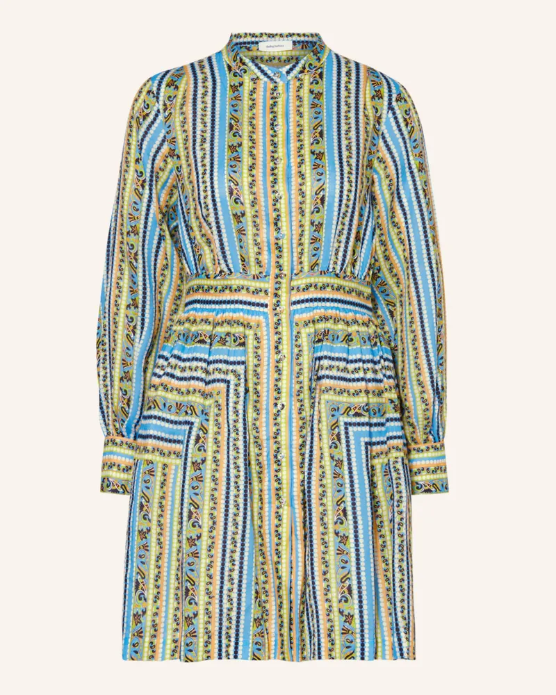 Mrs & HUGS Hemdblusenkleid Aus Leinen blau Blau