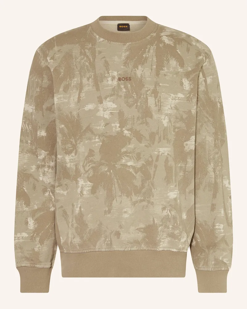 HUGO BOSS Sweatshirt WE_JUNGLE Beige