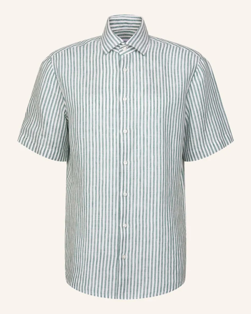 Seidensticker Leinenhemd Regular Fit blau Türkis