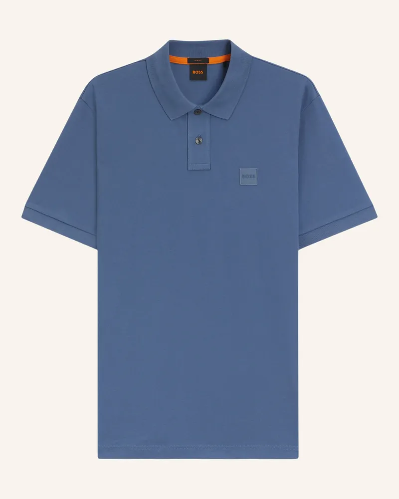HUGO BOSS Jersey-Poloshirt PASSENGER Blau