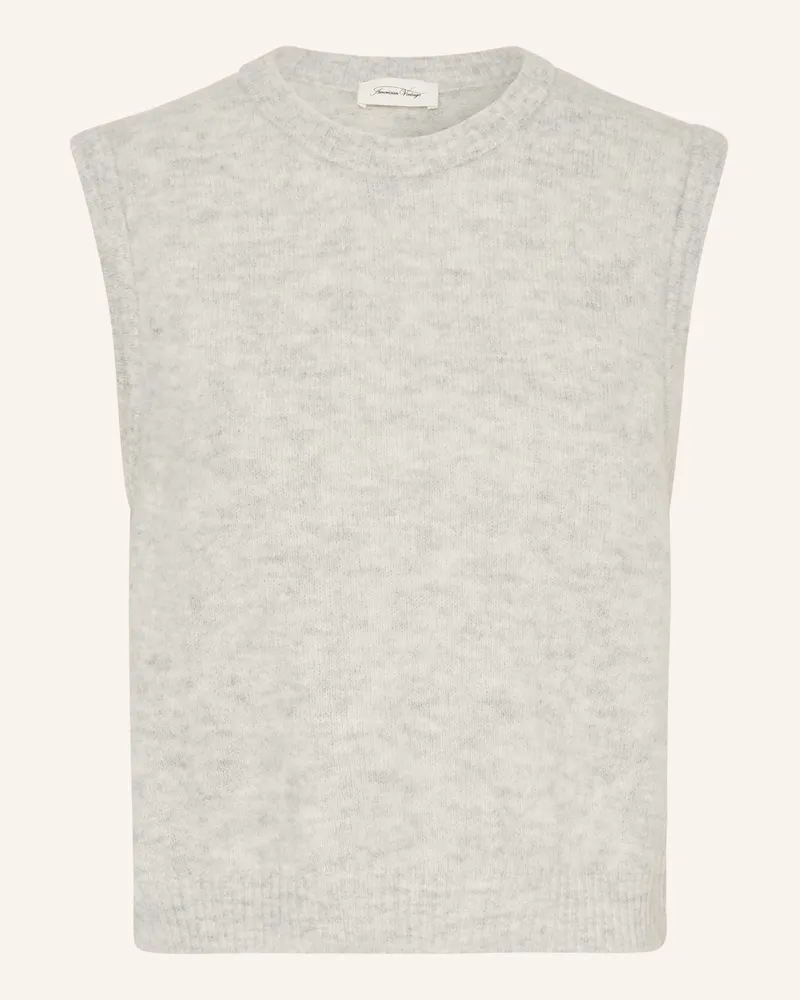 American Vintage Pullunder VITOW mit Alpaka Grau