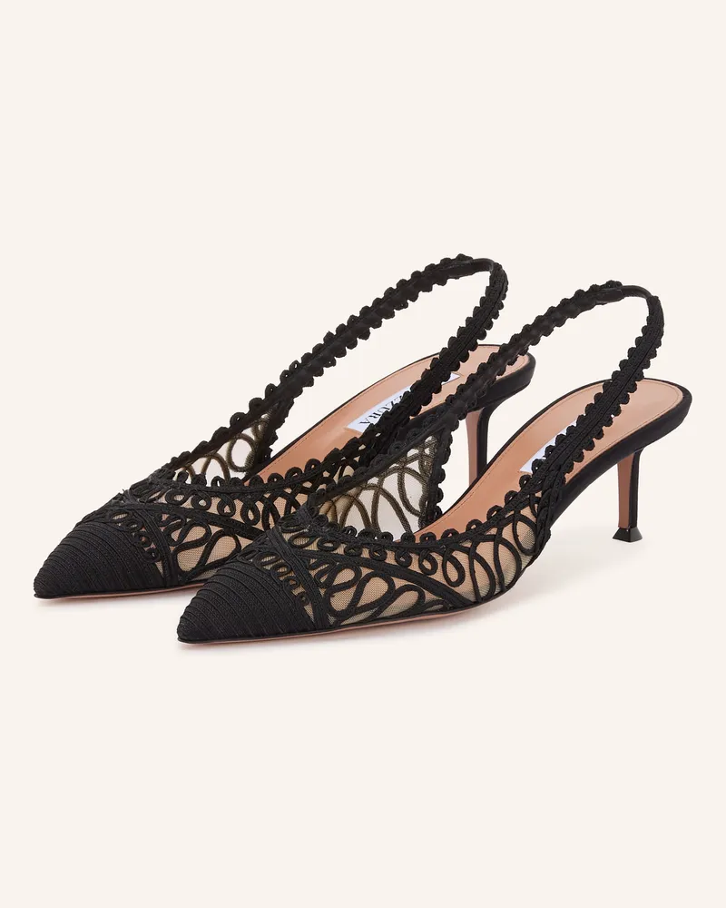 Aquazzura Slingpumps Kahlo schwarz Schwarz