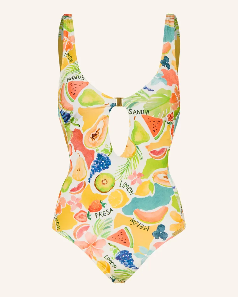 watercult Badeanzug Fruitbowl gruen Gelb
