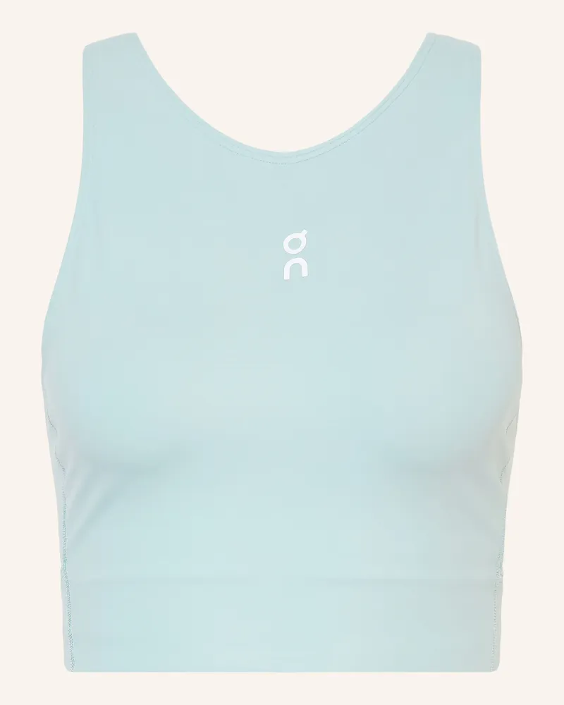 ON Cropped-Top Court Mit Cut-Outs blau Türkis