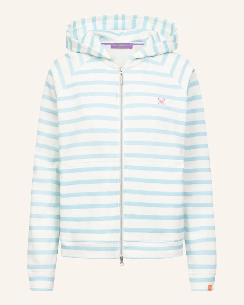 Frieda & Freddies Sweat-Jacket Hellblau