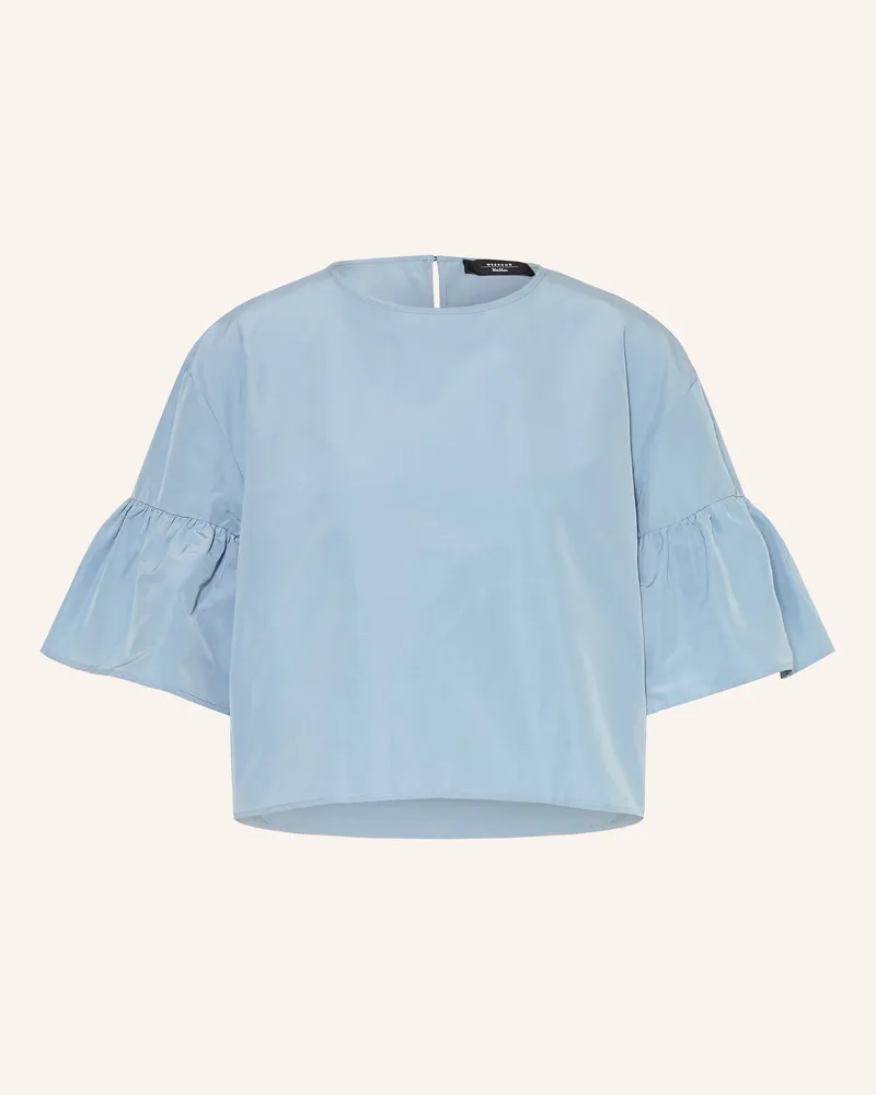 Max Mara Blusenshirt Break blau Hellblau