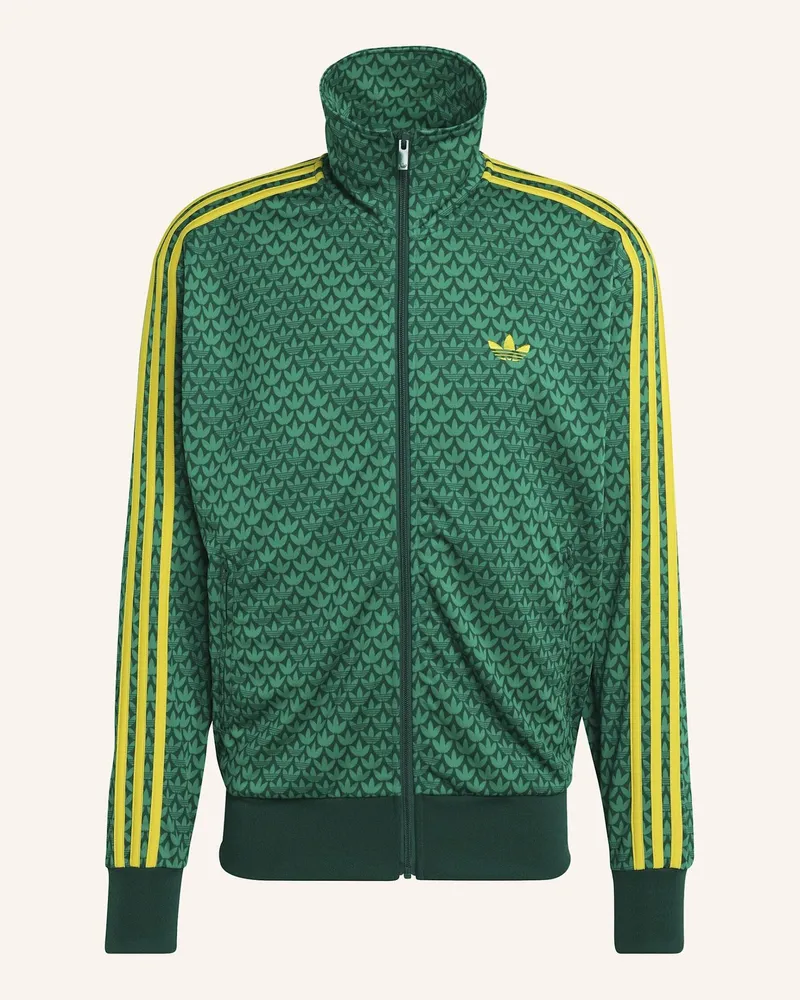 adidas FIREBIRD LOOSE MONOGRAM TRAININGSJACKE Grün