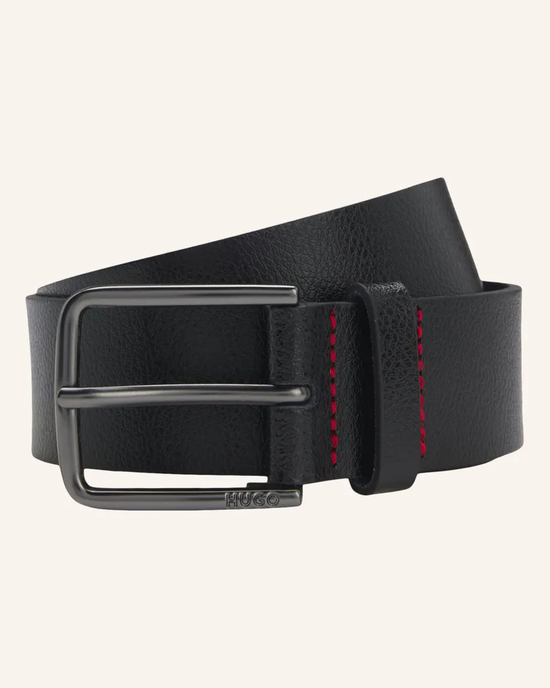 HUGO BOSS Business Gürtel GERIK-LAM_SZ35 Schwarz
