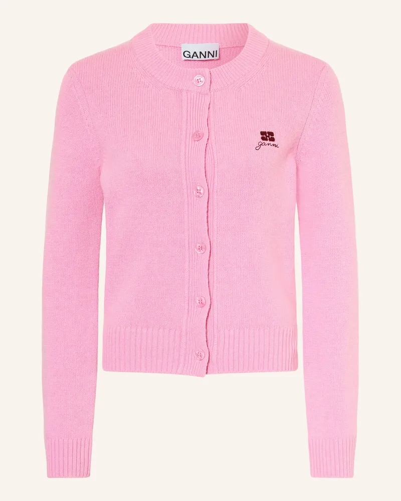 Ganni Strickjacke Rosa