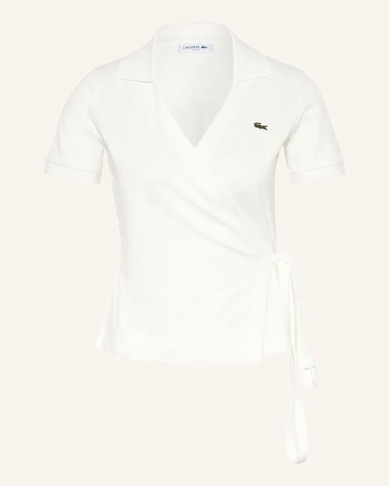 Lacoste Piqué-Poloshirt weiss Weiss