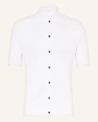 Reiss Strickhemd MURRAY Extra Slim Fit Weiss