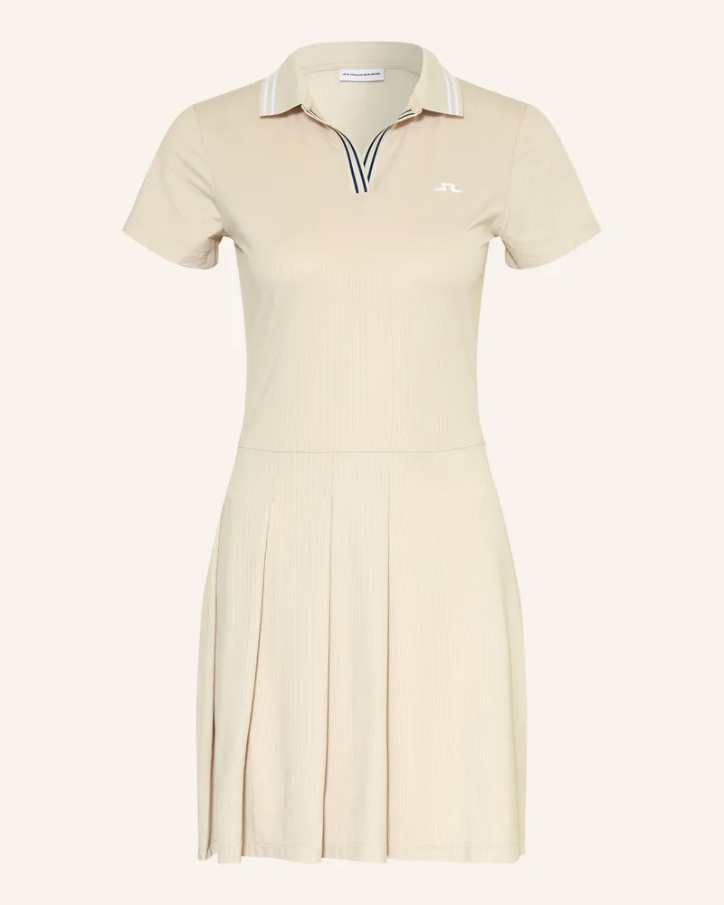J.Lindeberg Jersey-Polokleid beige Beige