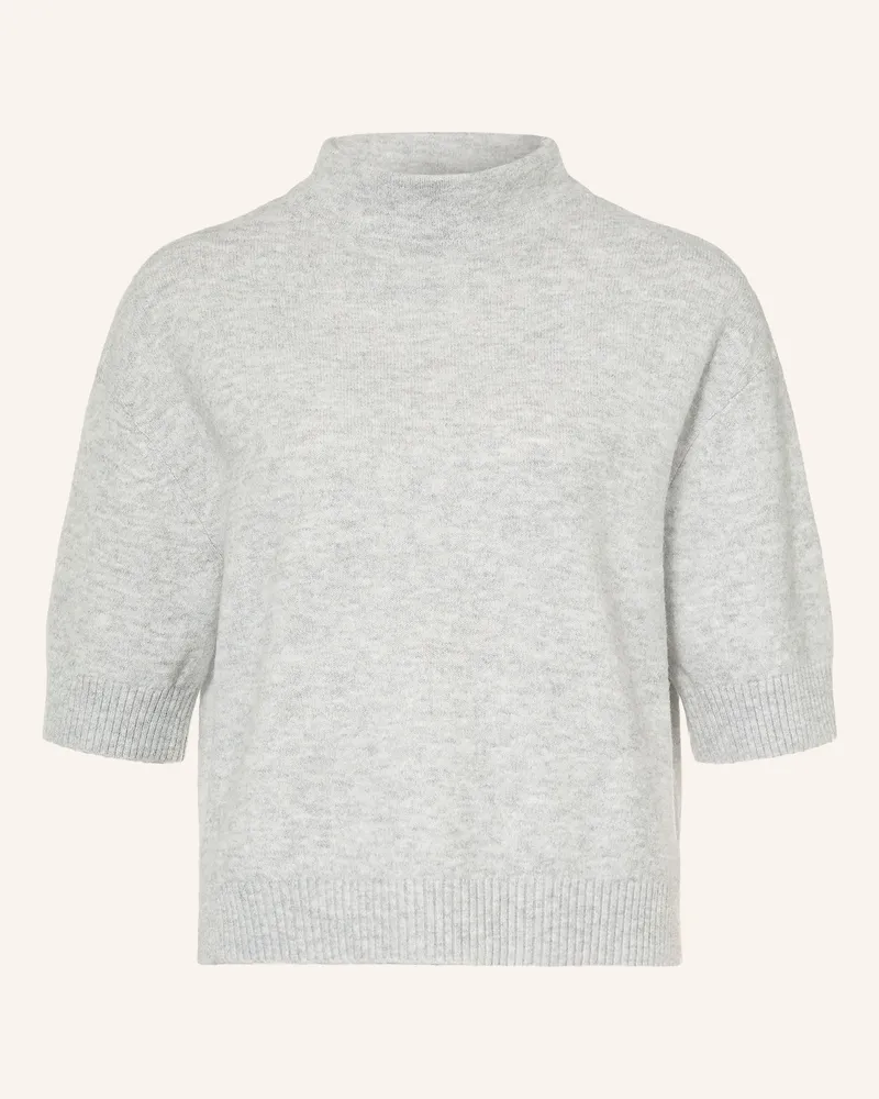 OPUS Strickshirt Pifko grau Hellgrau