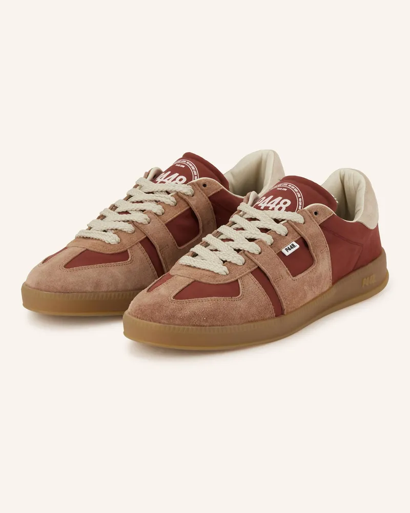 P448 Sneaker Monza rot Dunkelrot