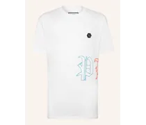 Philipp Plein T-shirt mit Stickerei Weiss