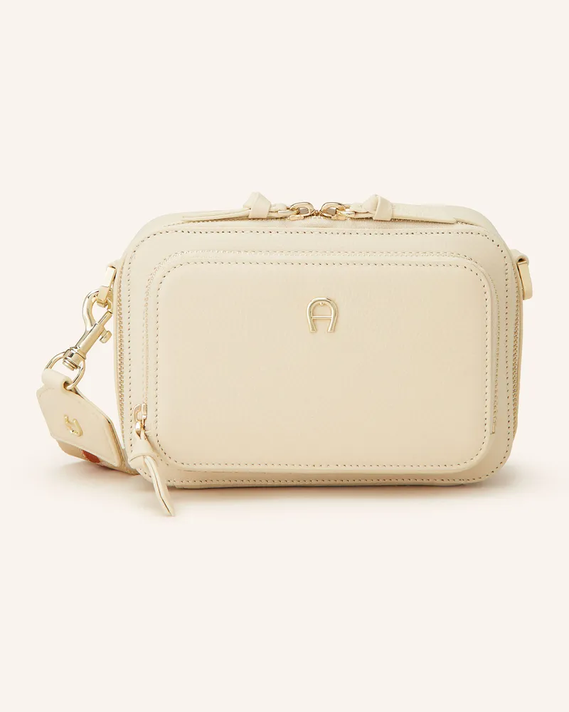 Aigner Umhängetasche Creme