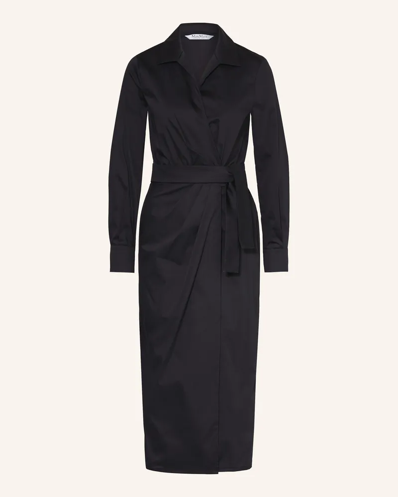 Max Mara Wickelkleid Ottelia schwarz Schwarz