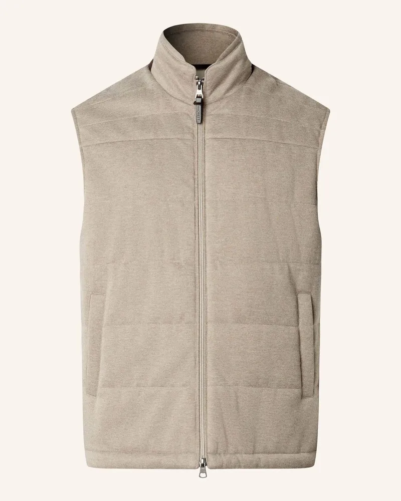 Hackett Gilet Ttvl Jersey Gilet beige Beige