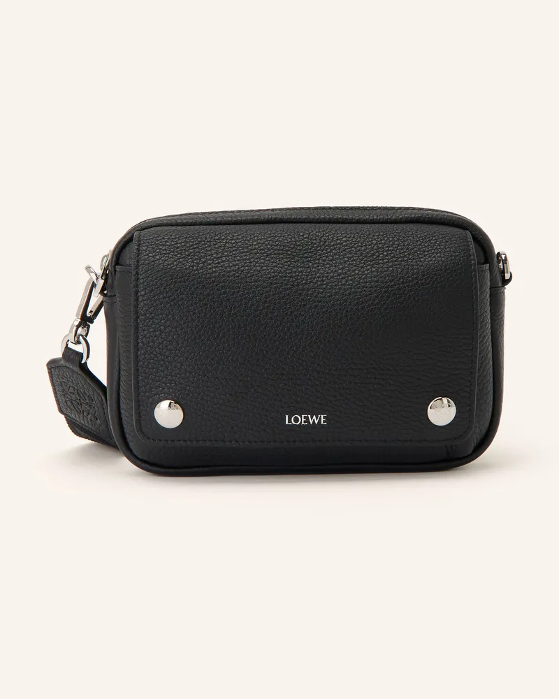 Loewe Schultertasche Pebble Small schwarz Schwarz