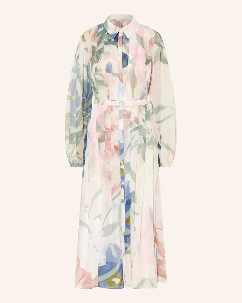 Ted Baker Hemdblusenkleid Arnia Mit Plissees pink Weiss