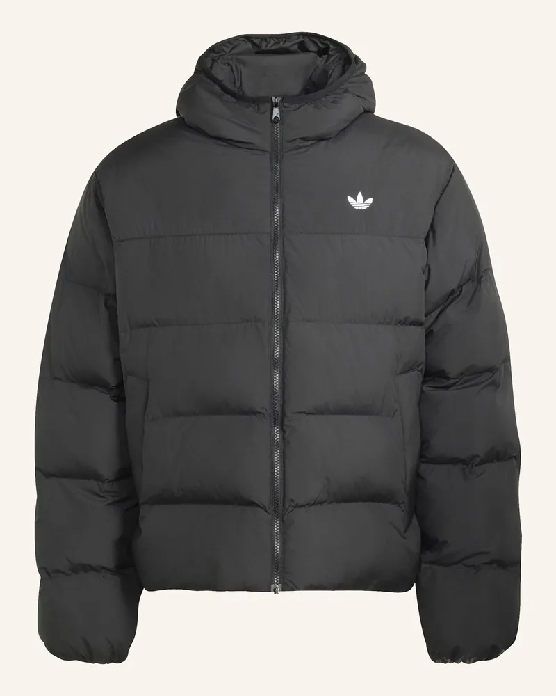 adidas Regenjacke, Kapuze gruen Schwarz