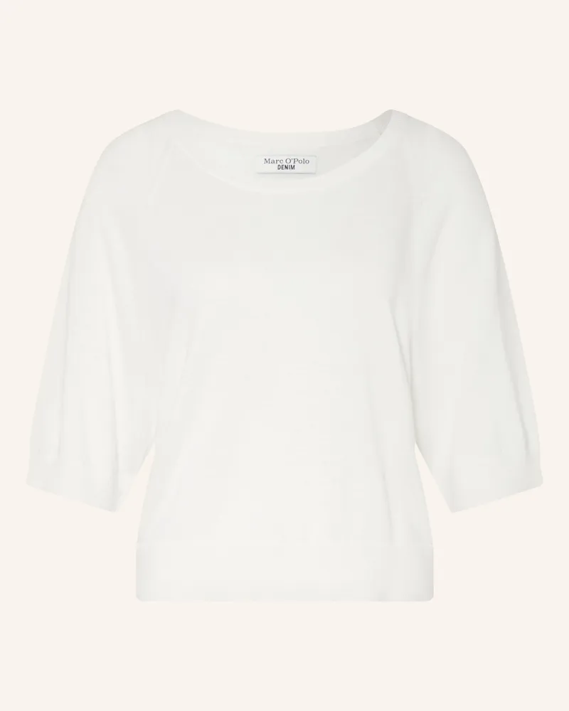 Marc O'Polo Pullover Mit 3/4-Arm beige Creme