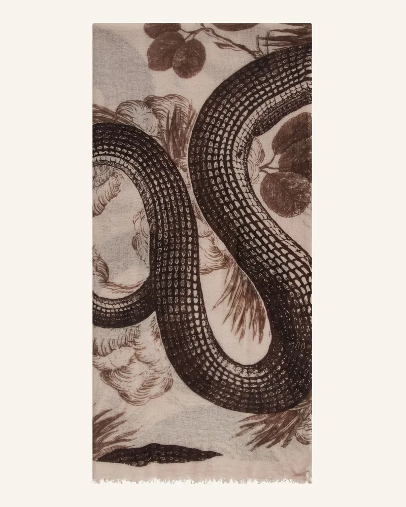 Friendly Hunting Cashmere-Schal GARDEN EDEN Hellbraun