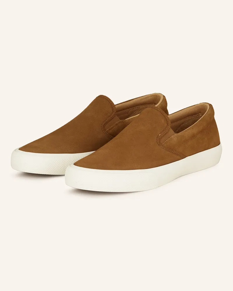 HUGO BOSS Slip-on-Sneaker AIDEN Cognac