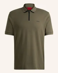 HUGO BOSS Poloshirt DALOMINO Regular Fit Gruen