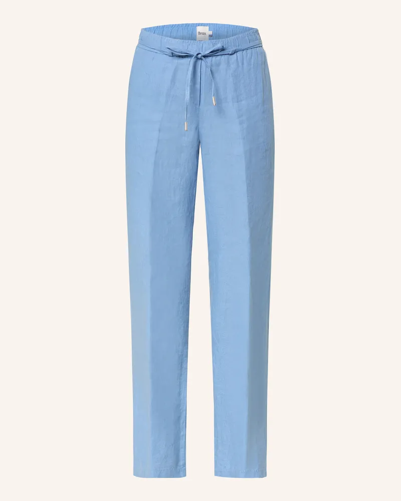 Brax Leinenhose FARINA Blau