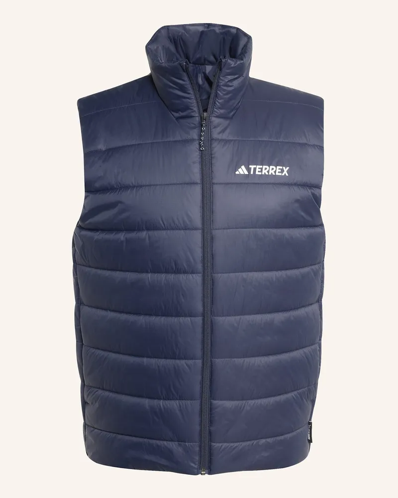 adidas TERREX MULTI ESSENTIALS CLIMAWARM GEFÜTTERTE WESTE Blau