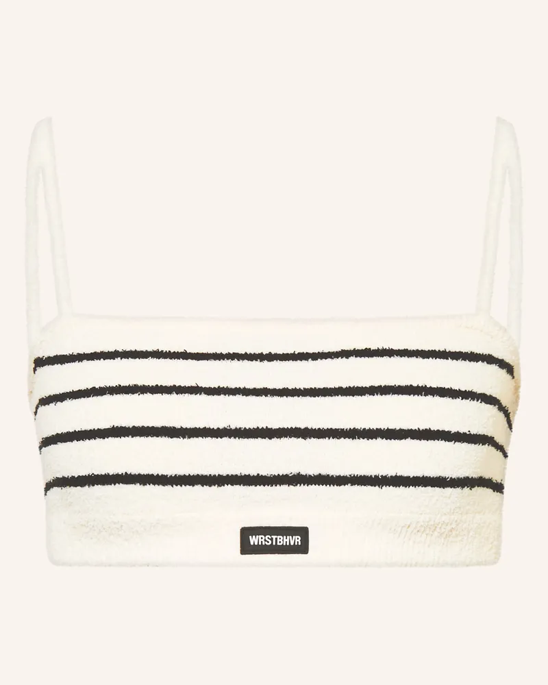 WRSTBHVR Cropped-Stricktop MADY Ecru