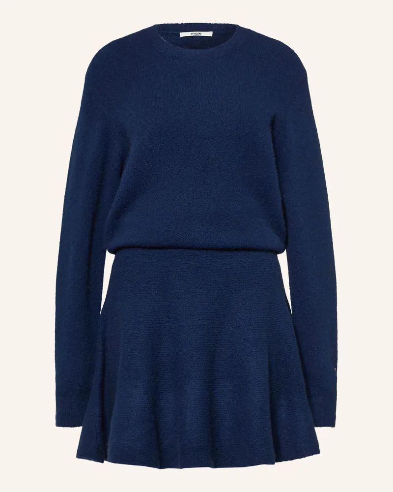 Maje Strickkleid blau Dunkelblau