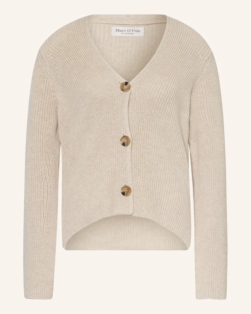 Marc O'Polo Strickjacke Hellbraun