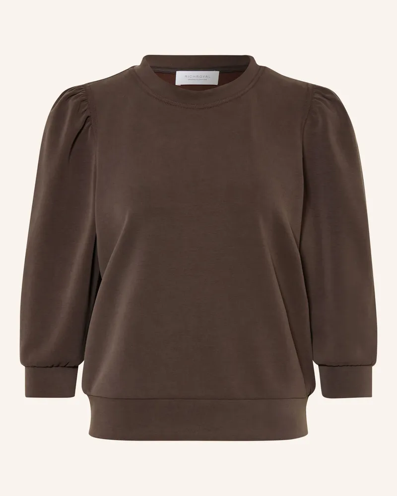 Rich&Royal Sweatshirt Mit 3/4-Arm braun Braun