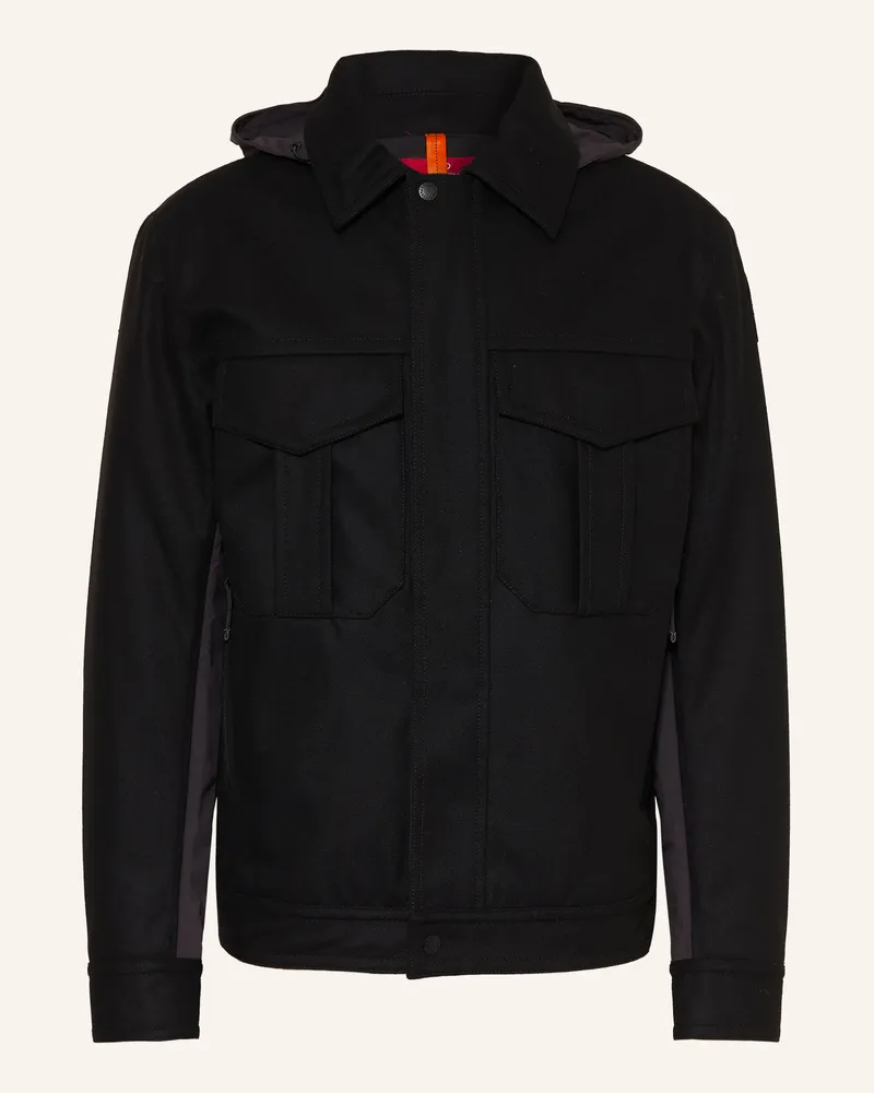 Parajumpers Overjacket Hina Mit Abnehmbarer Kapuze schwarz Schwarz