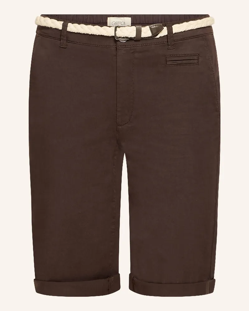 Cartoon Shorts braun Dunkelbraun