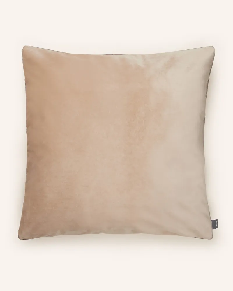 Pad Dekokissenhülle Elegance Aus Samt beige Beige