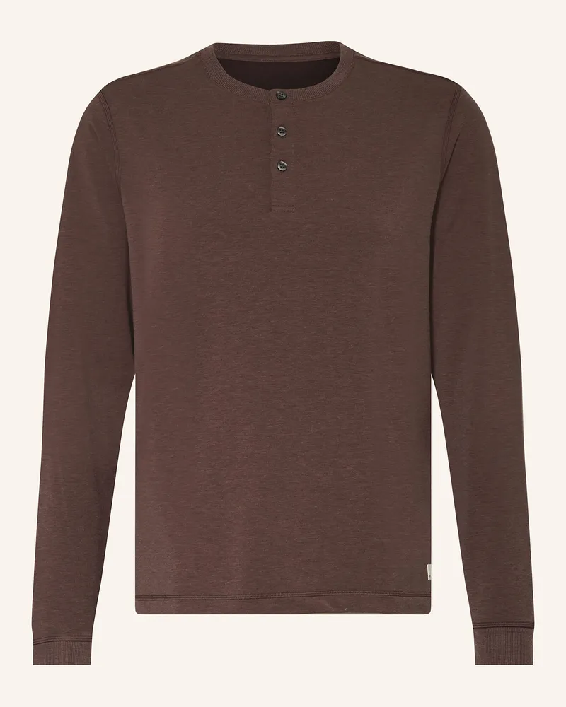 vuori Henley-Shirt AUSTIN Braun