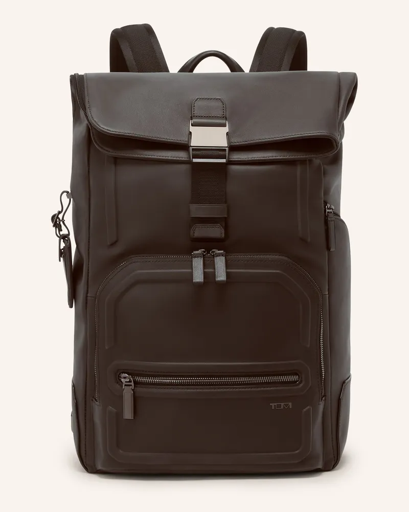 Tumi HARRISON Rucksack OSBORN mit Laptop-Fach Dunkelbraun