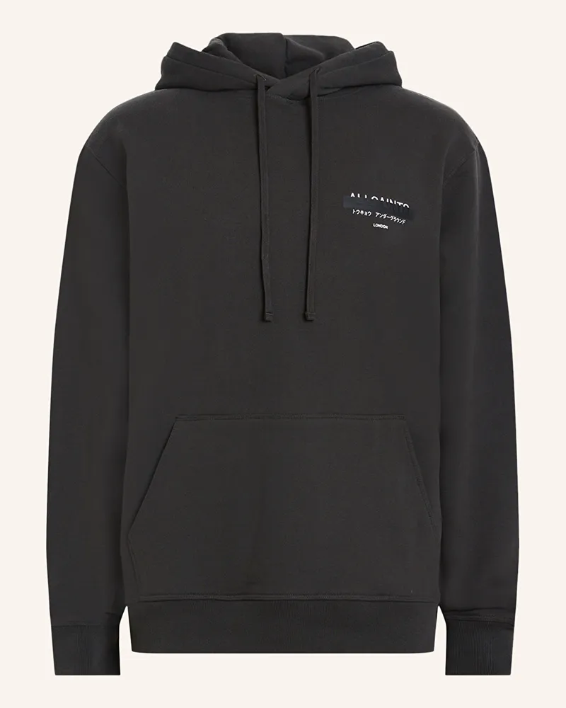 AllSaints Hoodie Redact schwarz Schwarz