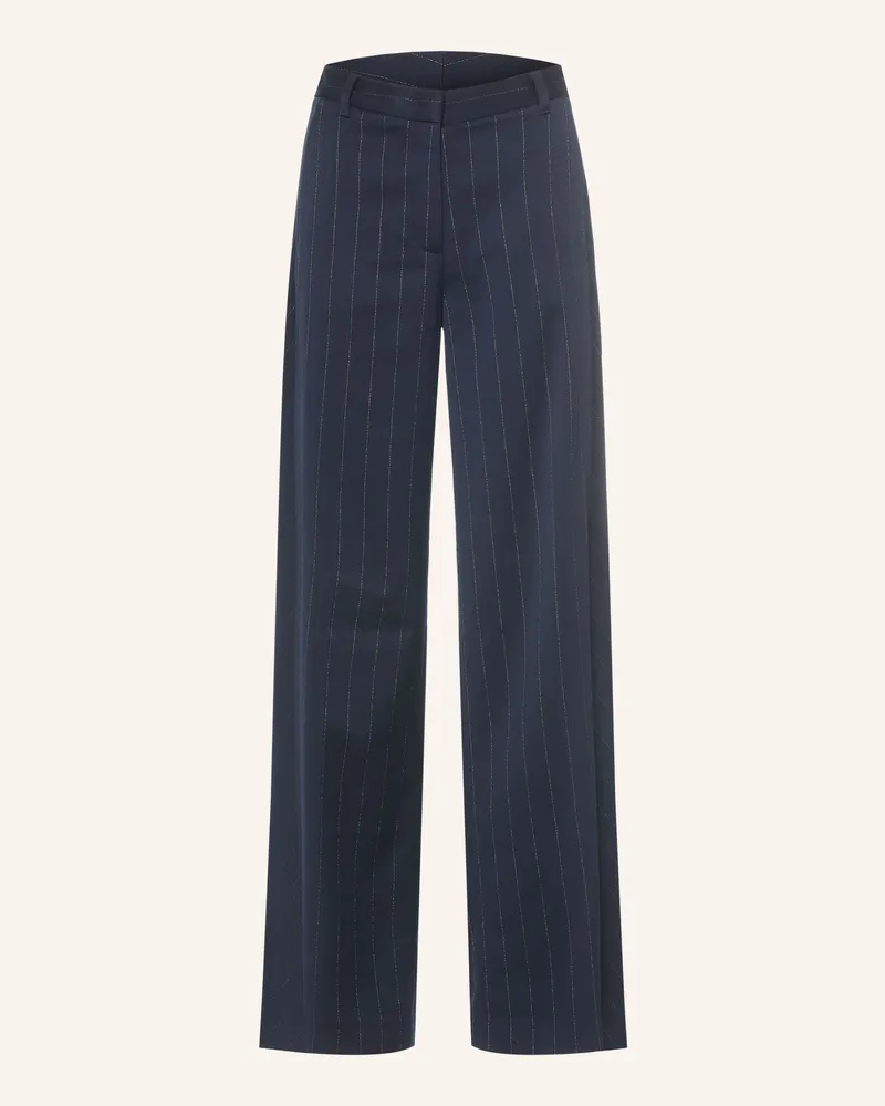 Liu Jo Marlenehose Mit Glitzergarn blau Dunkelblau