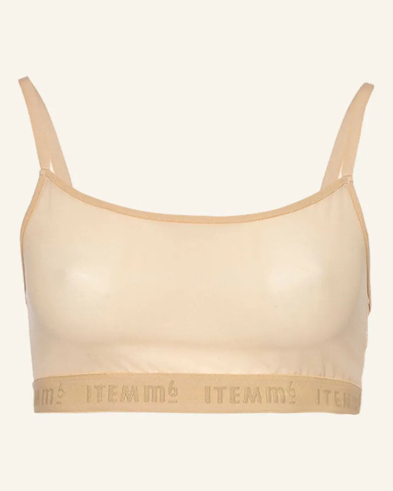 ITEM m6 Bustier ALL MESH Beige