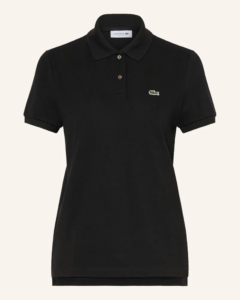 Lacoste Piqué-Poloshirt Schwarz