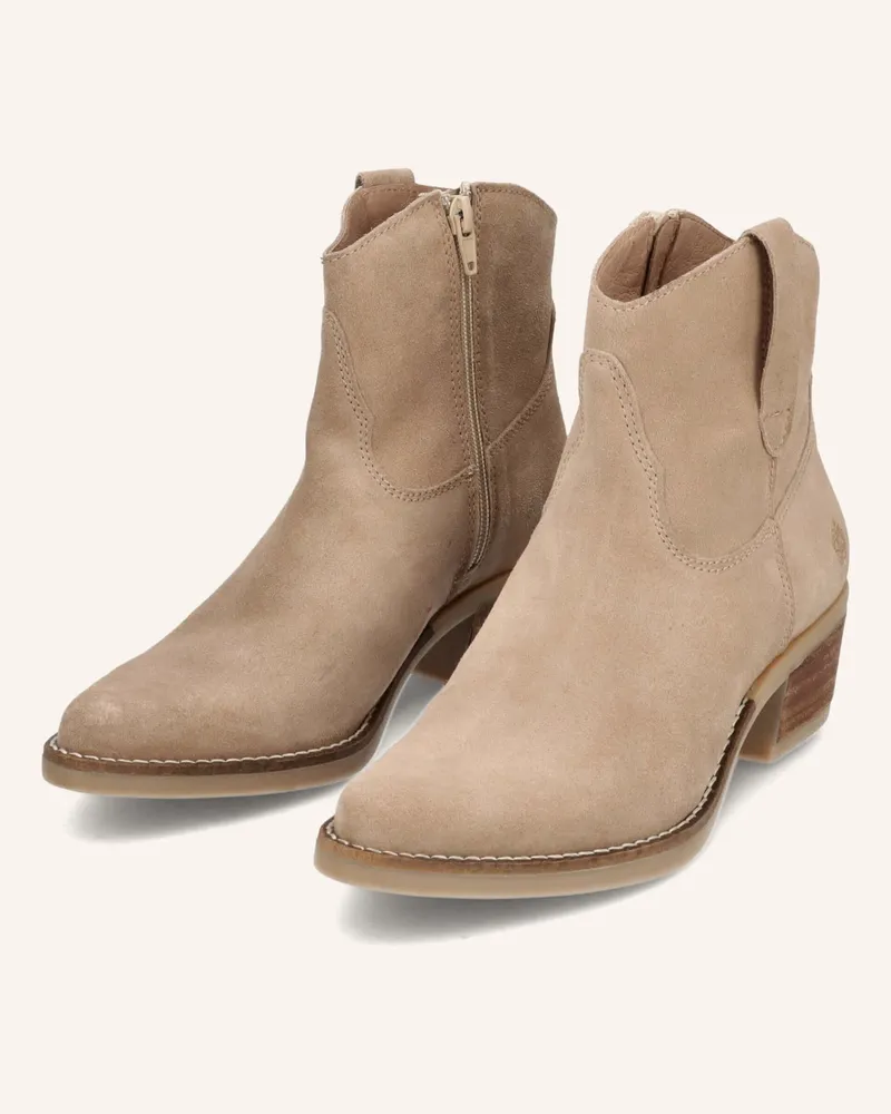 Apple of Eden Cowboy Boots Beige