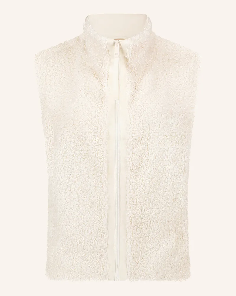 Betty Barclay Teddyfell-Weste Ecru